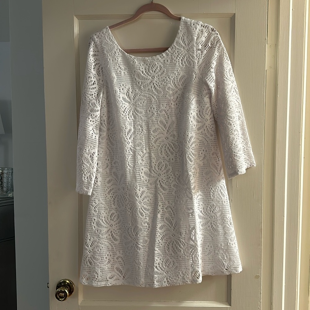 Lilly Pulitzer White Tunic Tassel Dress
